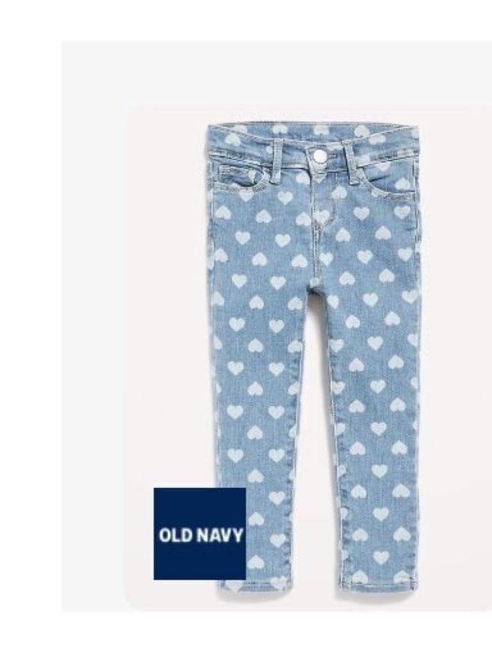 High-Waisted Rockstar 360° Stretch Jeggings for Toddler Girls